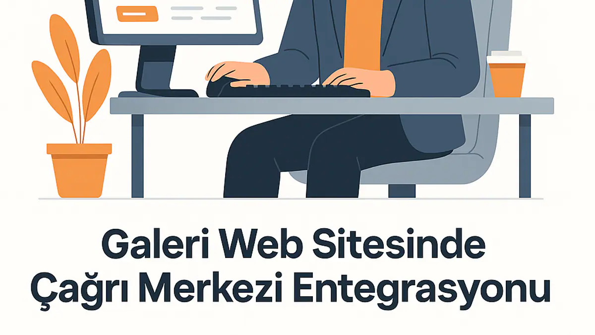 Galeri Web Sitesinde Çağrı ve İletişim Entegrasyonu