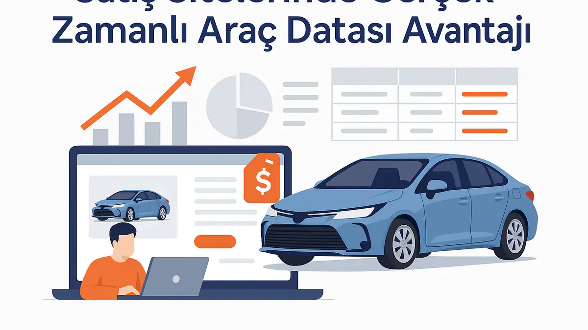 Satış Sitelerinde Gerçek Zamanlı Araç Datası Avantajı