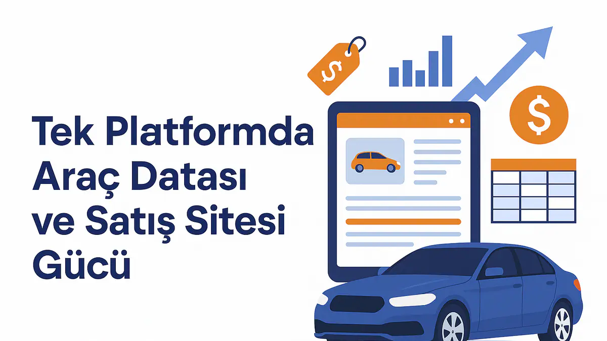 Tek Platformda Araç Datası ve Satış Sitesi Gücü: Otomotivde Yeni Nesil Çözüm